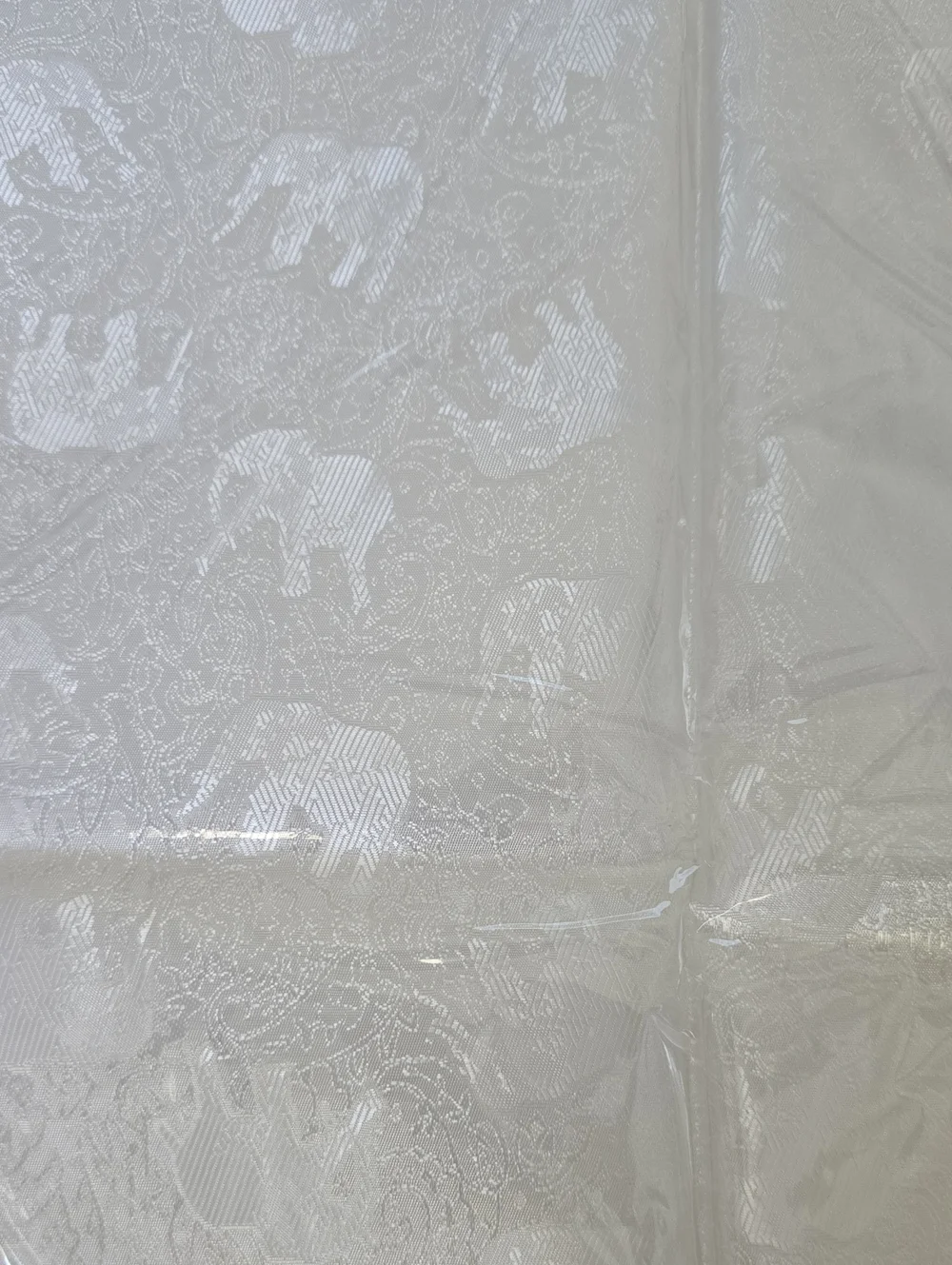 Silk Scarf/Shawl With Elephants. New
